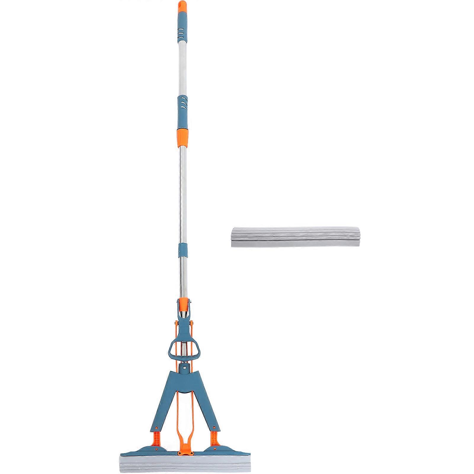 Dry and Wet Dual Use Mop 1Set Household Folding Remover for Home Cleaning