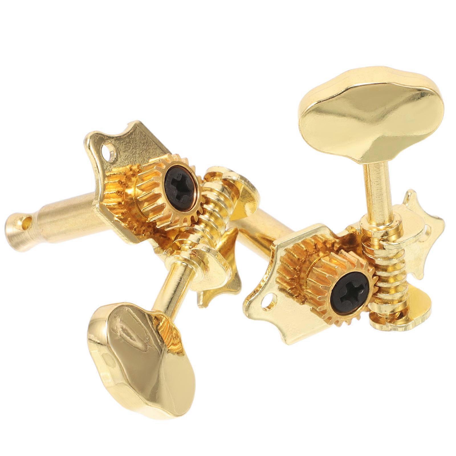 2pcs Acoustic Guitar Tuning Pegs Replacement for Folk Guitar Left Right Open Tuning Machines Guitar Tuning Keys Tuner Head