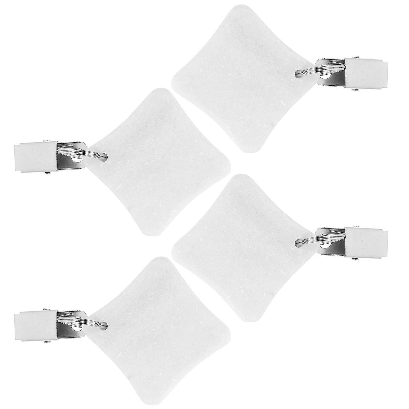 4PCS Compact Tablecloth Weights, Stone Pendant Clips for Outdoor Dining, Reusable Sturdy Holders for Picnics, Parties, Windy Conditions