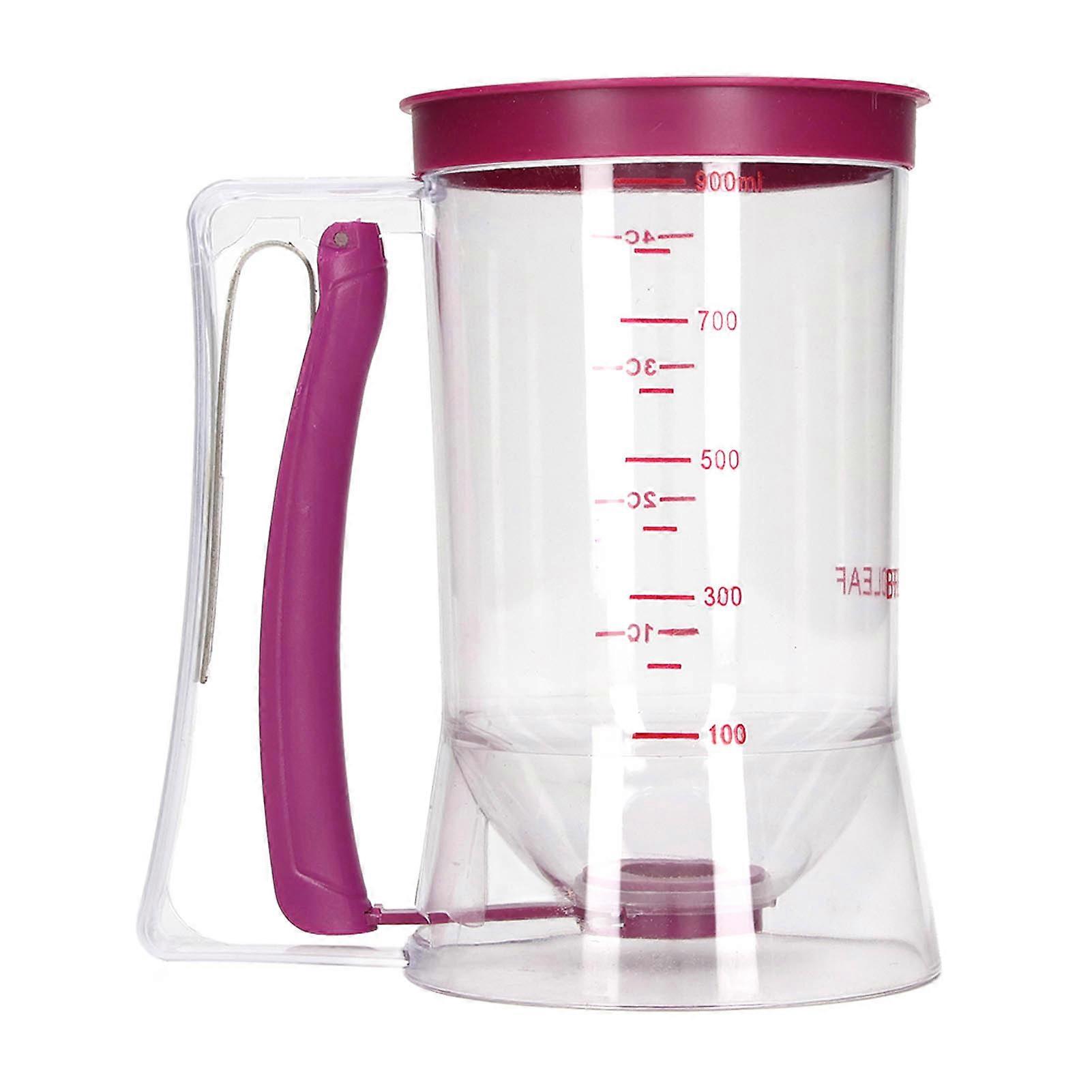 900ml ABS Batter Dispenser Cream Separator Baking Tool for Pancakes Cupcakes Cakes Waffles