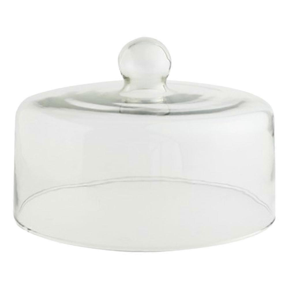 Transparent Glass Cake Cover for Home Use Keeps Food Fresh and Hygienic with Sturdy Build 7.87 Inches