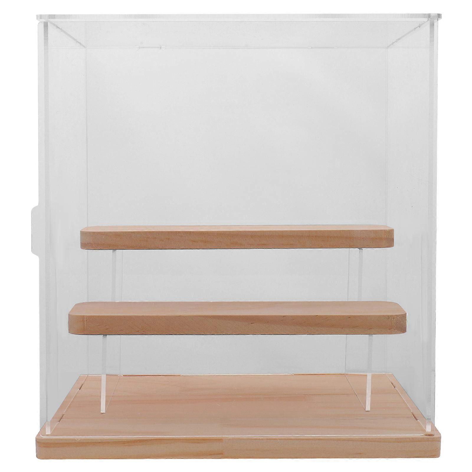 Action Toy Display Container Acrylic Action Figure Storage Box Home Decoration 8.65x7.07x9.24in Storage 1Set