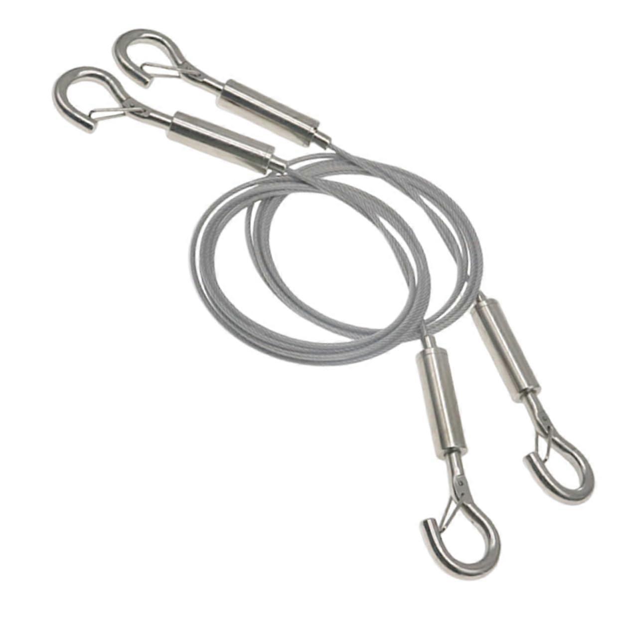 Picture Hanging Set with Stainless Steel Wire, Loop Cable, S Hook, and Block Bar for Secure Picture Display