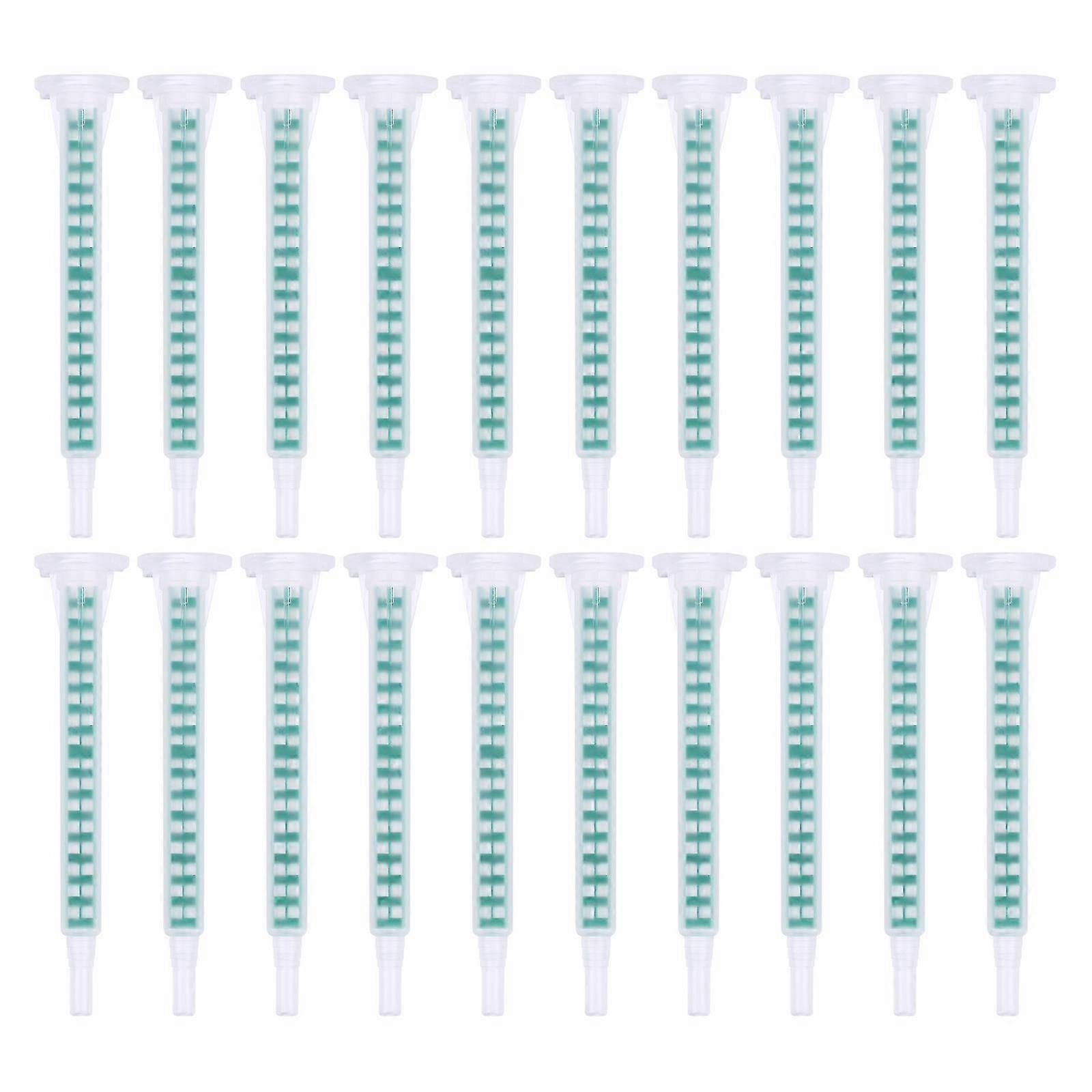 50 Pcs Resin Mixer Epoxy Mixing Applicator Glue Applicator Adhesive Mixing Tips Mixing Nozzle