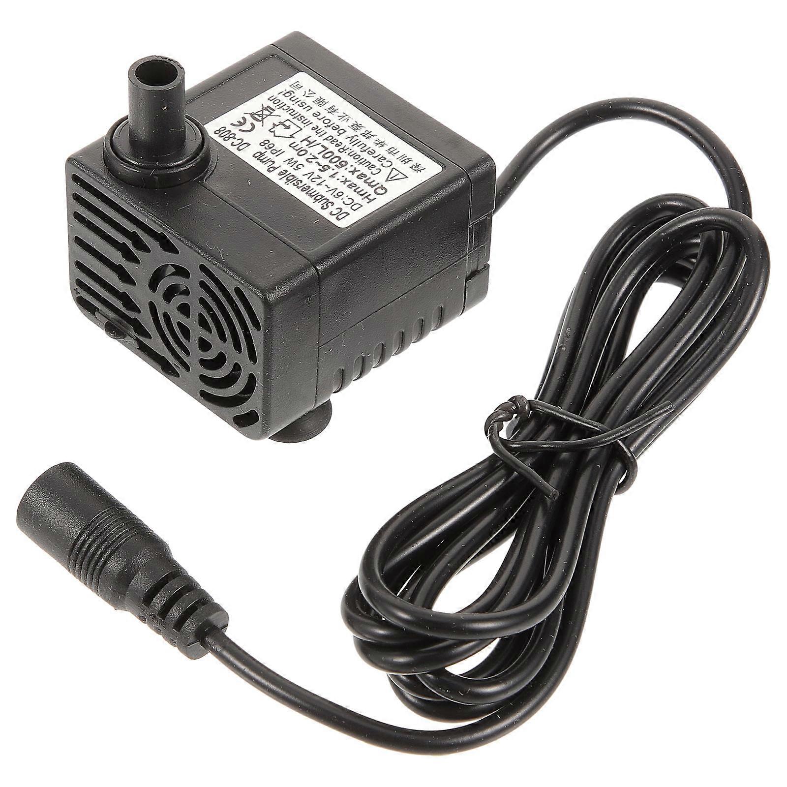 Solar Powered Submersible Pump Dc Water Pump For Aquarium Use 150x5cm Water Pumping 1Pcs
