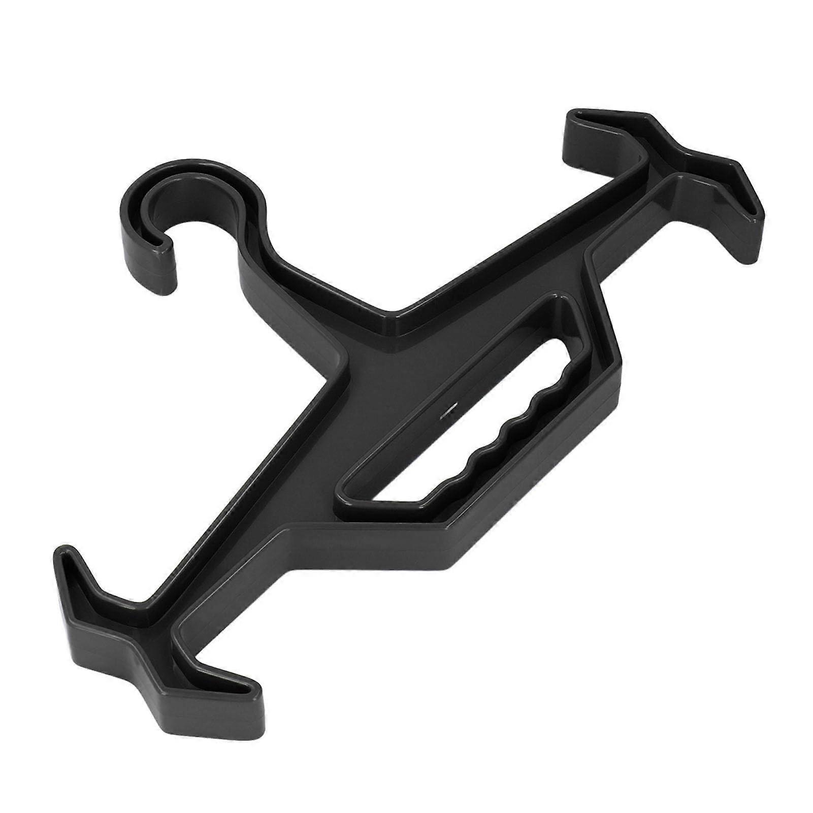 High-Performance Clothes Hanger for Versatile Weight Storage, Durable Black Design for Clothing and Equipment
