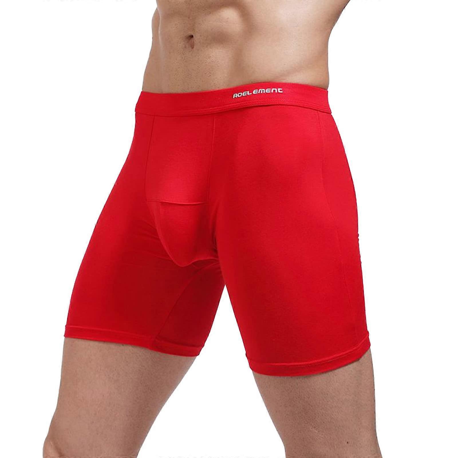 Unterhosen Men's Breathable Comfortable Underwear Briefs Just Different Red 4XL