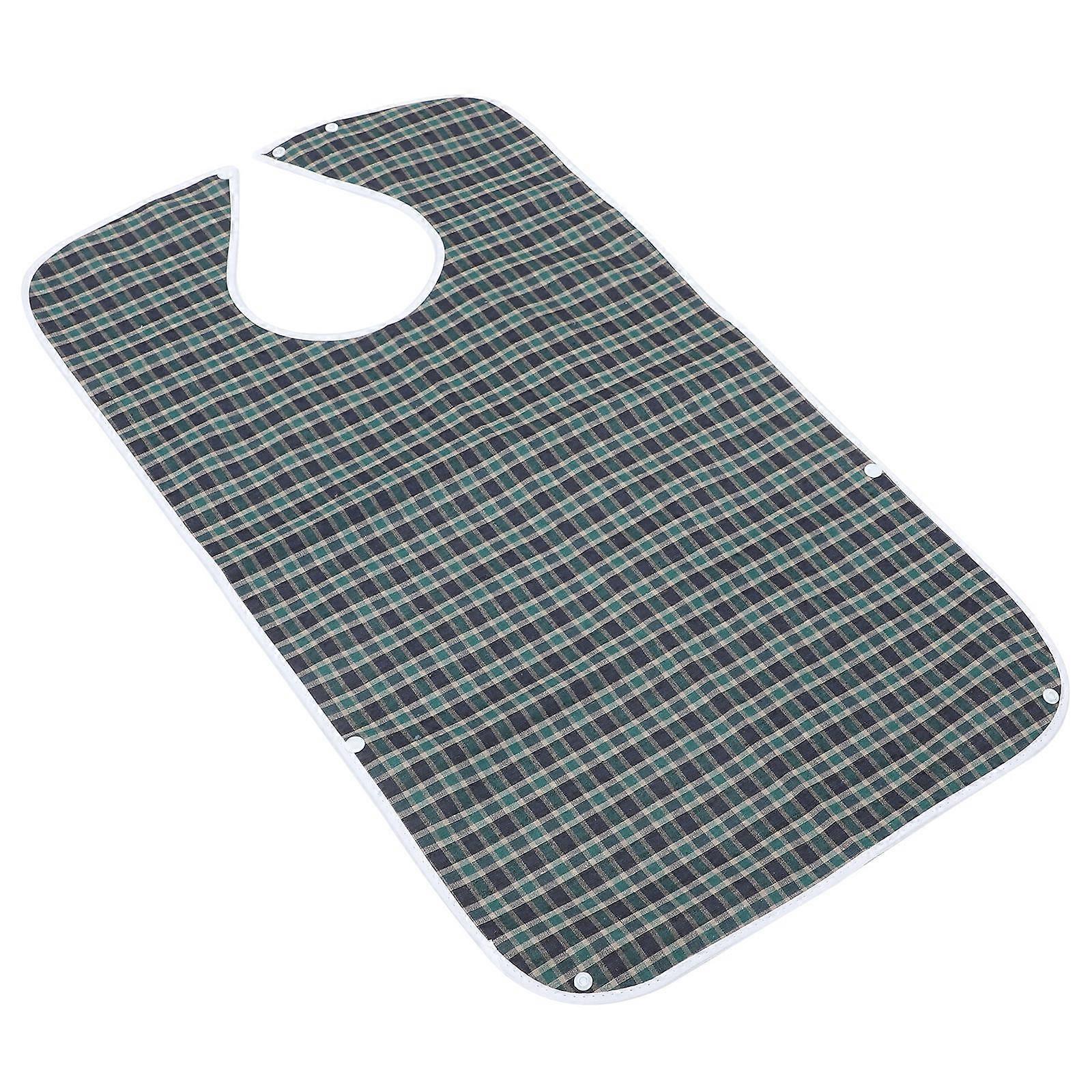 Reusable Washable Adult Bib for Elderly – Beautiful Printed Design, Flexible and Easy to Use Clothing Protector for Caregivers and Nursing Homes