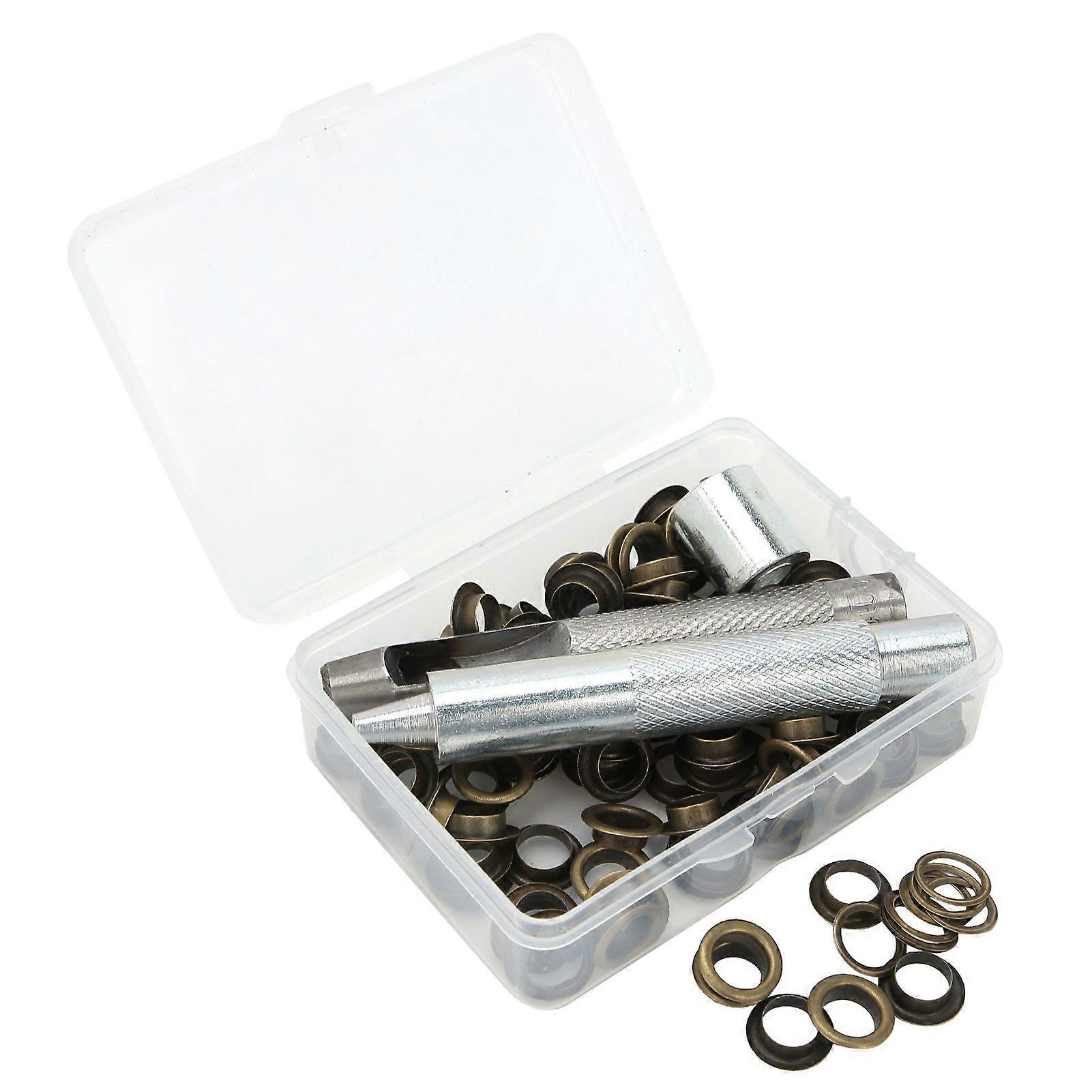 2025 Latest Model  100 Sets 0.3in Grommets Eyelets with Hole Punch Setting