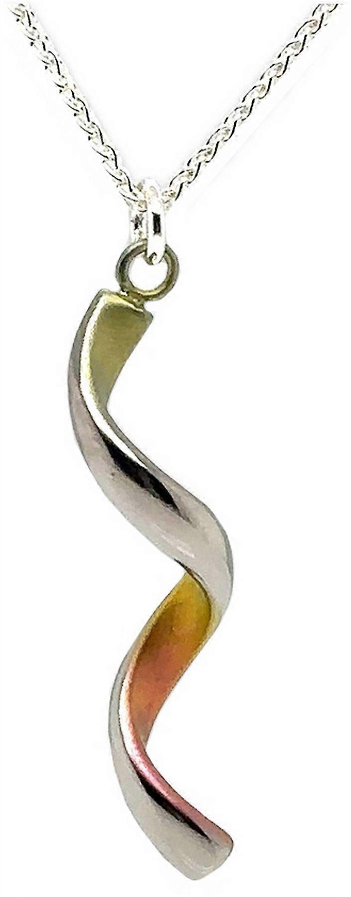 Ti2 Titanium Spiral Pendant - Yellow