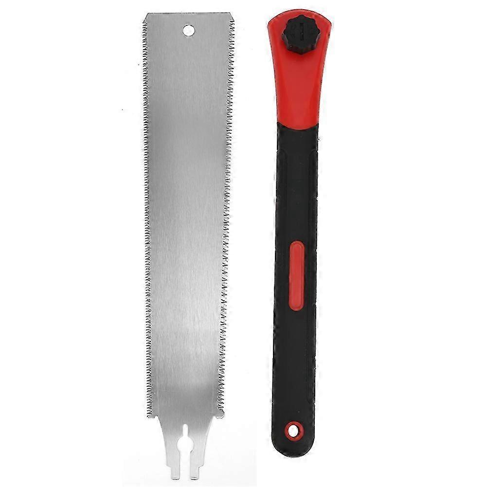 DoubleSided Saw TPR Handle Double Edge Handsaw for Woodworking Cutting Tools SK5