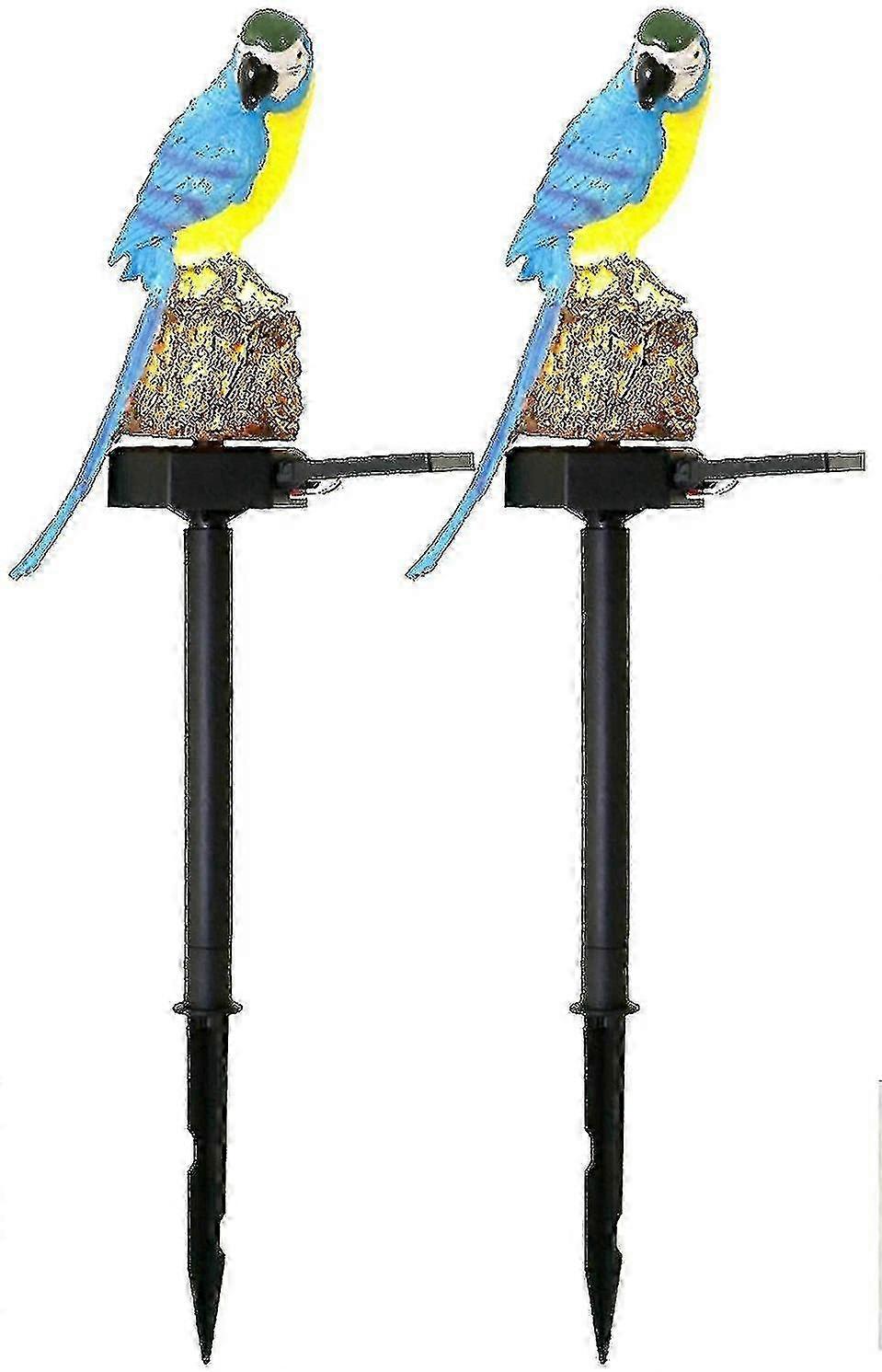 Parrot Design Solar Lawn Lamp(color:blue)