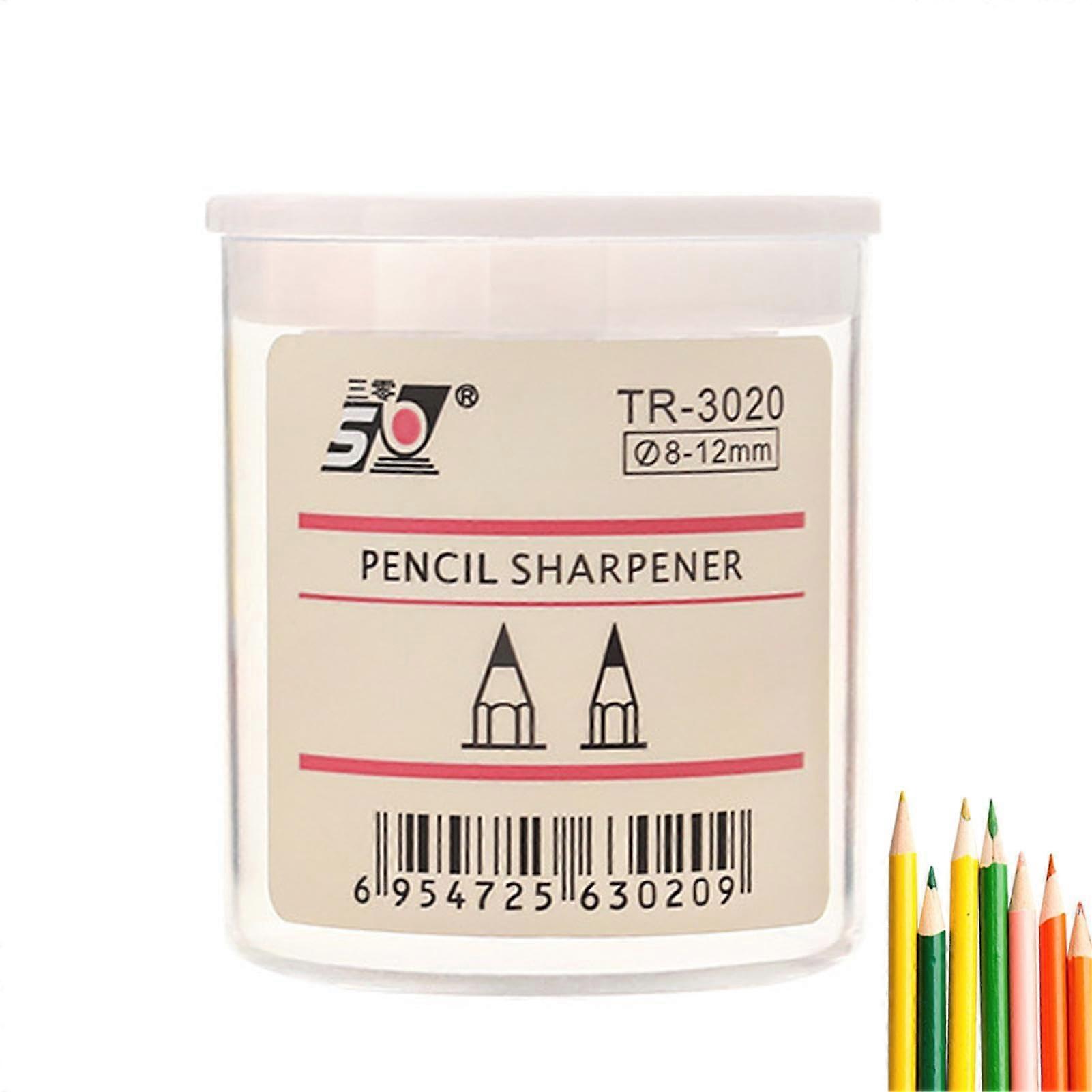 Portable Sharpening Tool for Kids Transparent Hand Pencil Sharpener