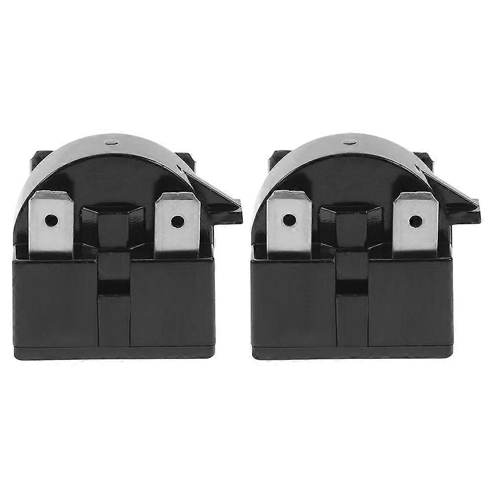 Magnetic Starter And Thermal Relay For Fridge And Freezer 2Pcs Abs Material Easy Installation Household Users