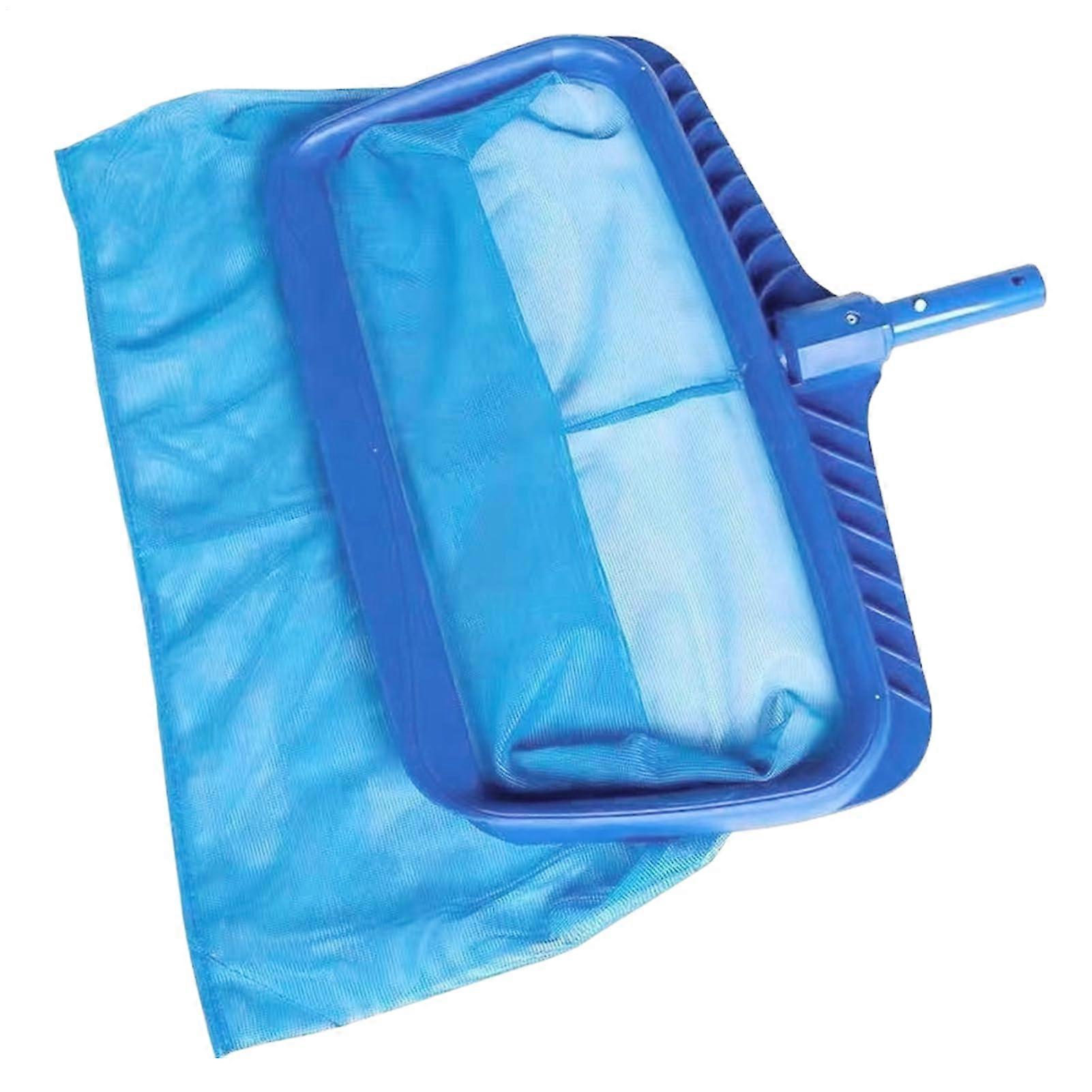 Pool Skimmer Net with Reinforced Frame, Fine Mesh Leaf Rake for Quick Swimming Pool Surface Cleaning Accessories
