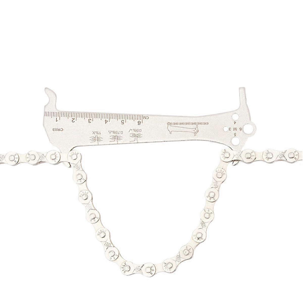 Bicycle Chain Wear Gauge, Bicycle Chain Knife Chain Tester Multitool Chain Wear Indicator for Bicycle