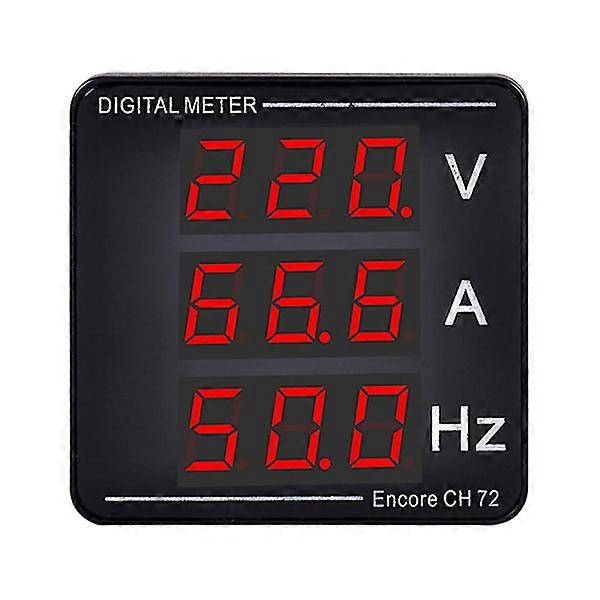 High Performance Digital Voltmeter Ammeter Panel AC50-500V 1-140A LED Display 2025:e