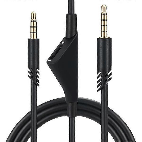 Replacement for Astro A40 Cord, A10 Headset Cable Braided Wire, 6.5ft/2.0m Volume Control Cable