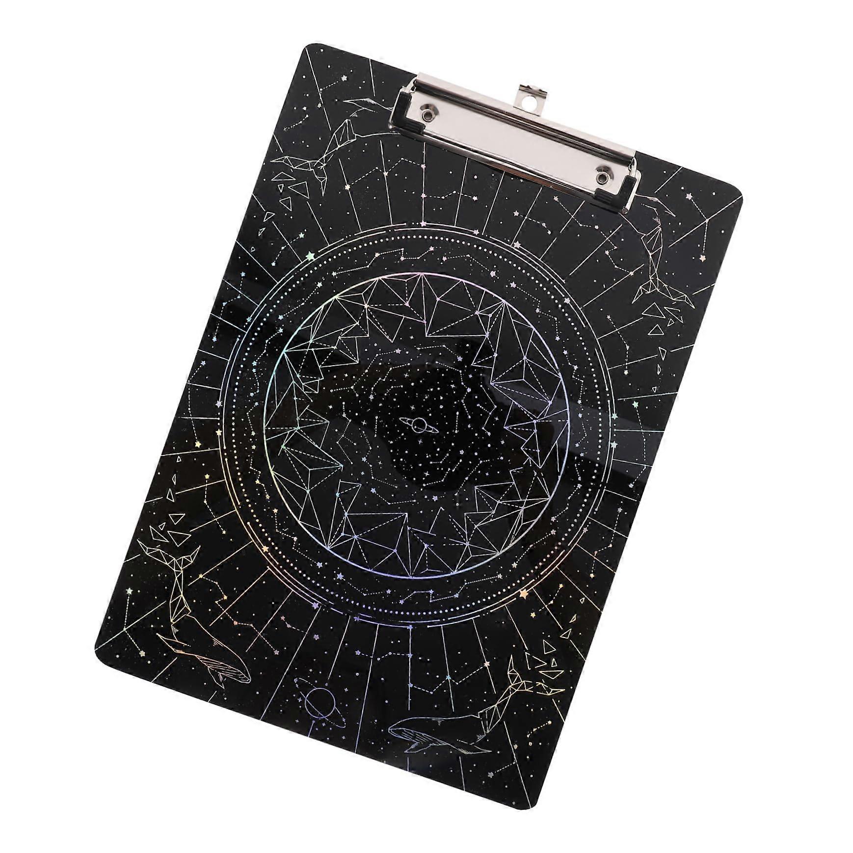 Buchboardordner Acrylic Clipboard Organizer Portable File Binder Paper Organizer Folder Clip Storage For Documents