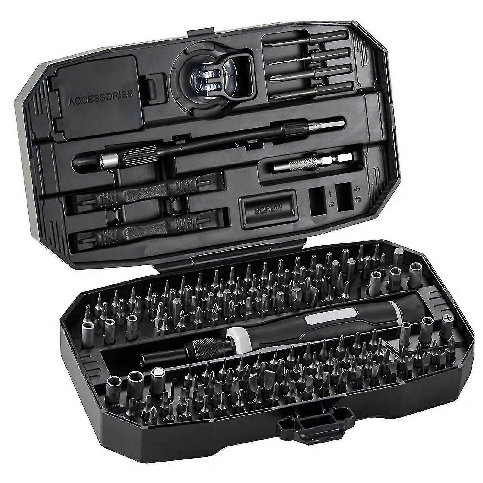 153-in-1 Magnetic Precision Screwdriver Set - Ergonomic, Multi-Functional Tool for Electronics, Watches, Laptops & More