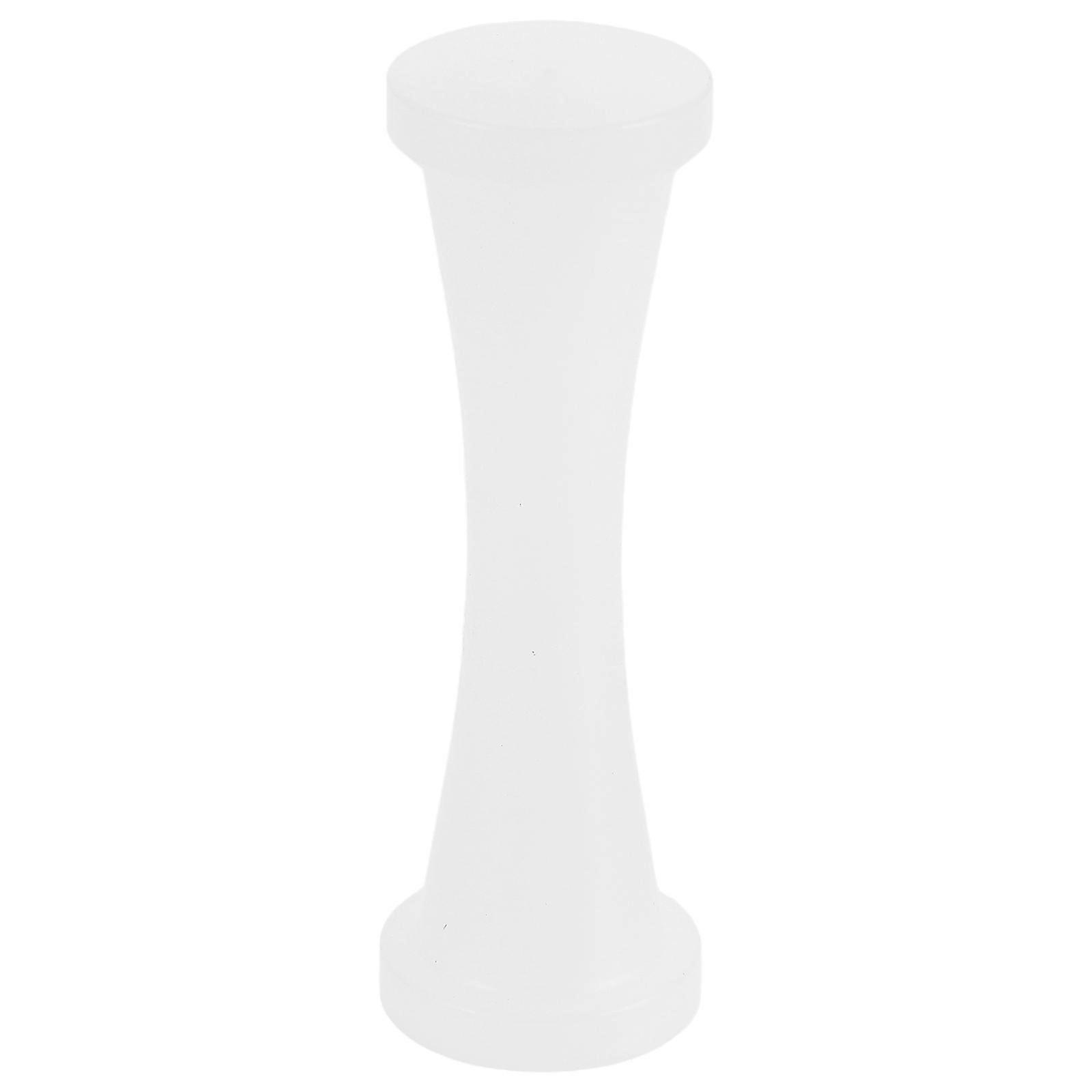 Reusable Coffee Tamper for Home Portable Plastic PP Handheld Espresso Press Tool White Lightweight