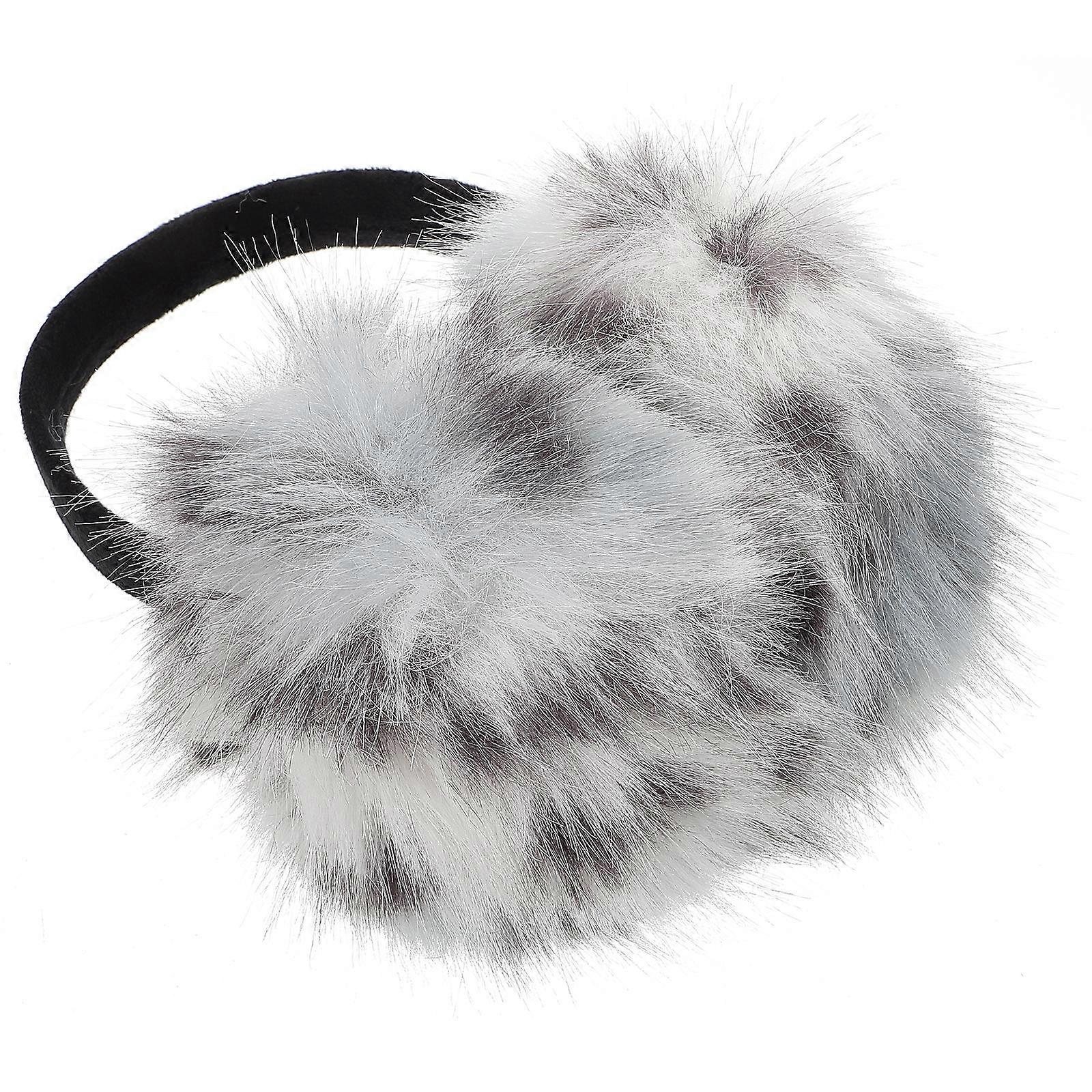 Earmuff Winter Ear Warm Foldable Windproof Plush Faux Multi 22.00X16.00X12.00CM 1Set