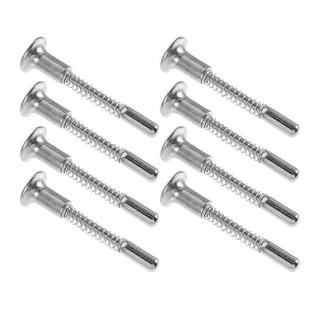 6pcs Spring Loaded Crib Latch Replacement Kit – Plunger for Crib Bed, Window Screen Pin Repair, Wear Resistant & User Friendly Storage Door Accessory