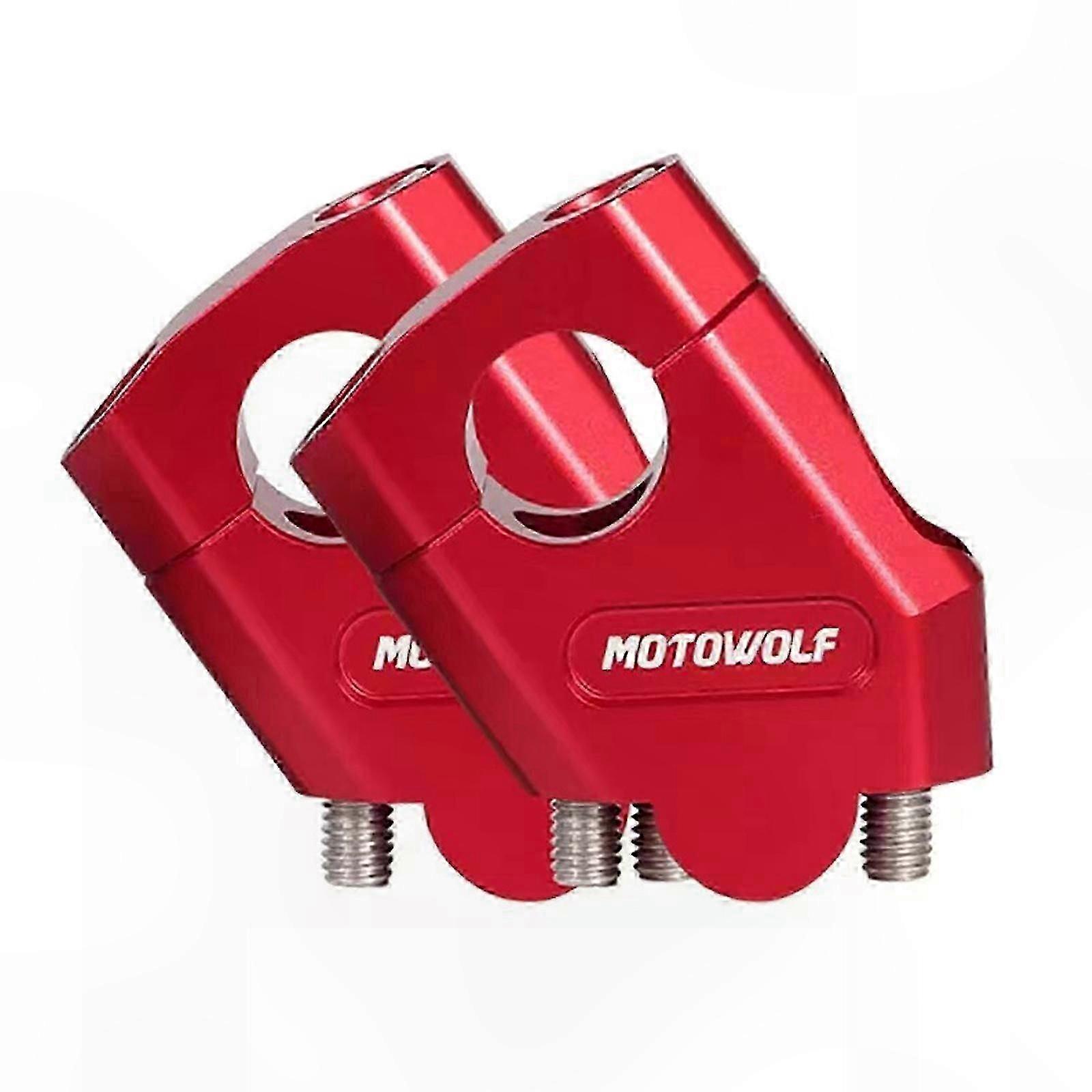 Handlebar Riser Clamp Mount for Motorcycle Motocross 22/28mm Height Adjustment Adapter