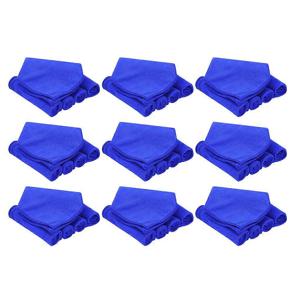 Araba Yıkama ve Kurutma için Mikrofiber Temizlik Havlusu Mavi Polyester 50 Adet