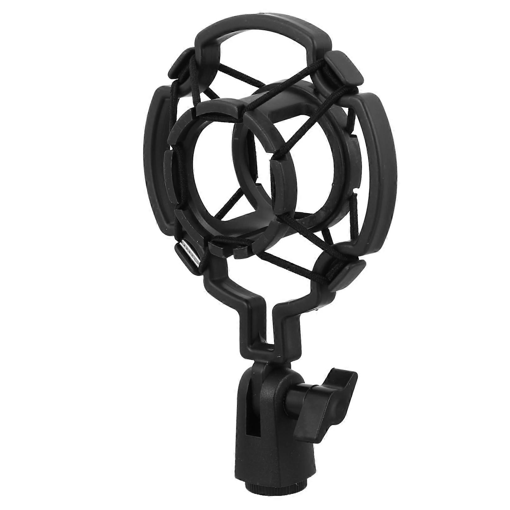 Microphone Shock Mount Holder – Durable Plastic Universal Vibration Mic Stand for Touring, Recording, and Streaming