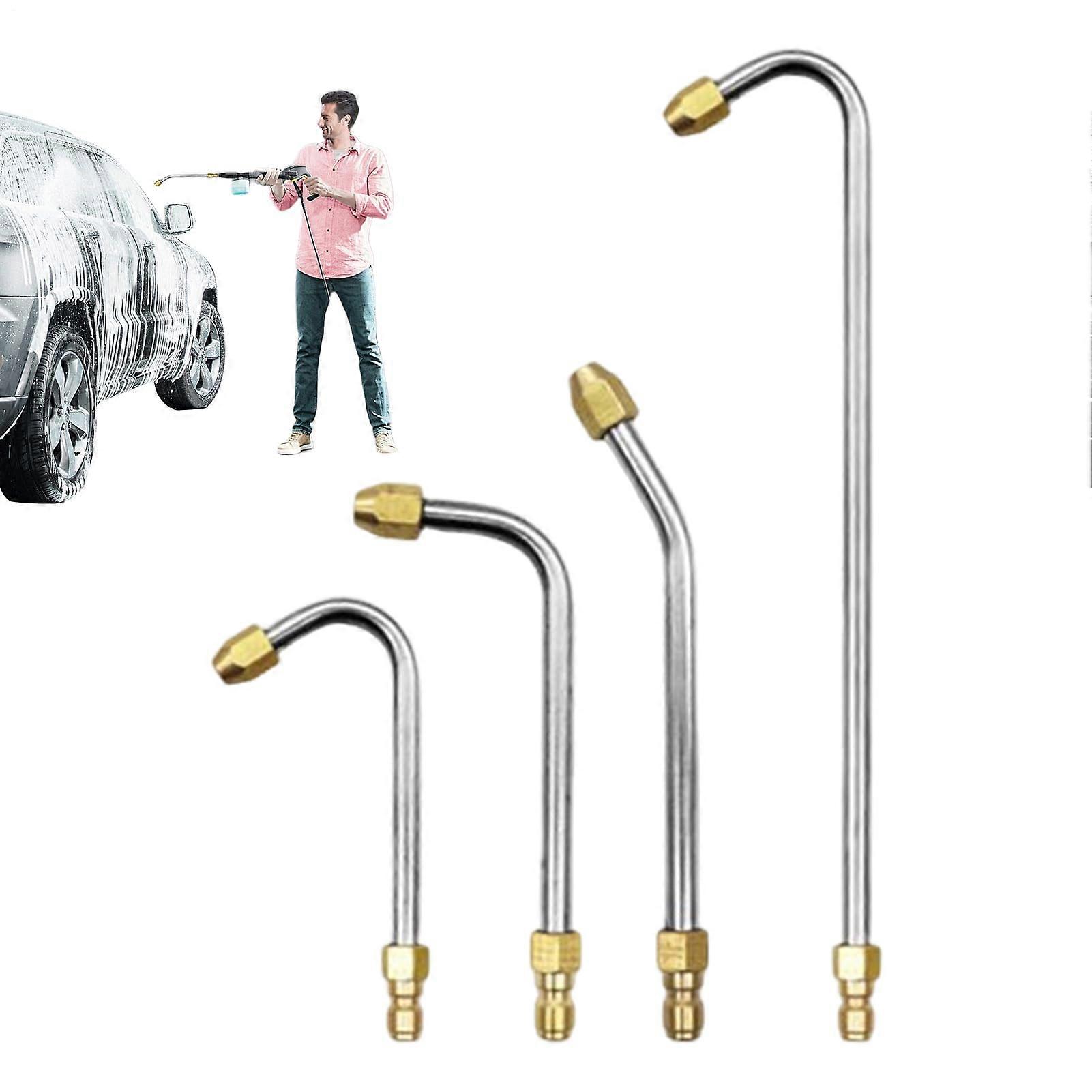 Pressure Washer Extension Rod Leakage Can Angle Nozzle Attachment Quick Connection for Garden, Washing, Patio, Window