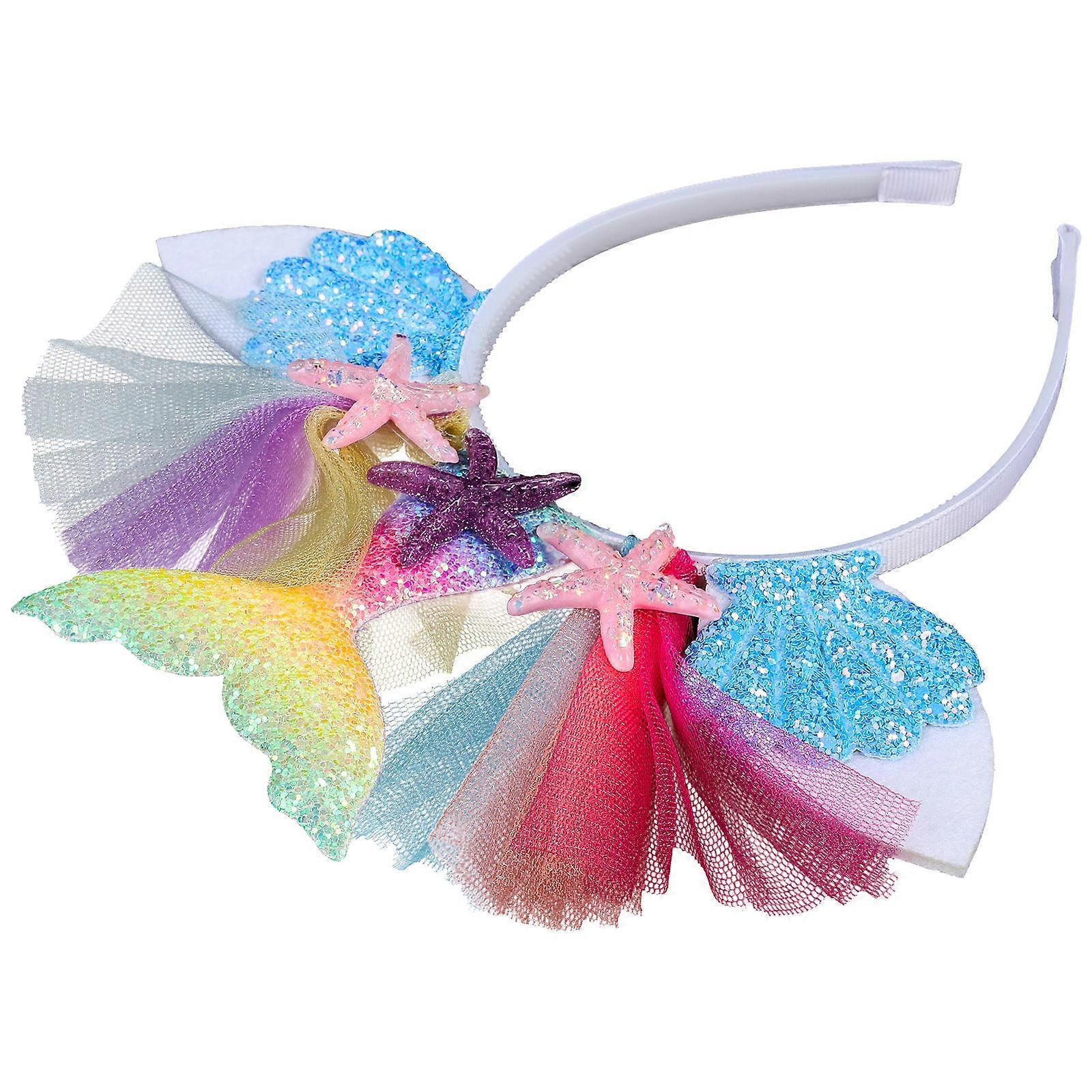 Here's a refined and professional product description based on your input:
**1pc Colorful Mermaid Headband – Adorable Party Hair Band for Unique