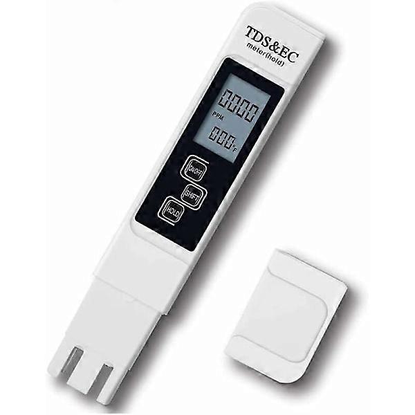 3-in-1 TDS Meter pH Meter Swimming Pool Water Quality Test Conductivity Meter with High Accuracy LCD