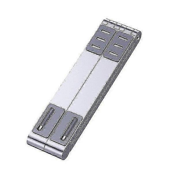 Notebook stand, metal folding flat raised bracket