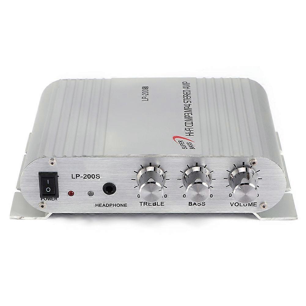 ハイパワー 12V カーアンプステレオオーディオ 20Wx2
