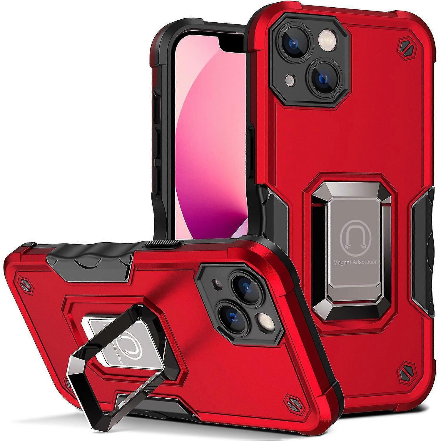 Case for iPhone 13 Shockproof Magnetic With Ring Holder