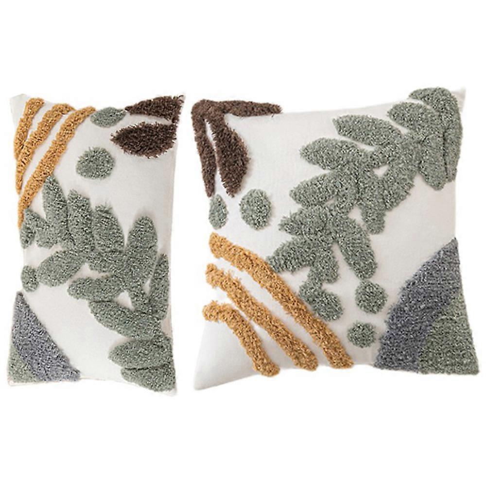 Bohemian Style Throw Pillows Covers Decorative 30x50cm Multi 1 Set of 2 Pieces for Home and