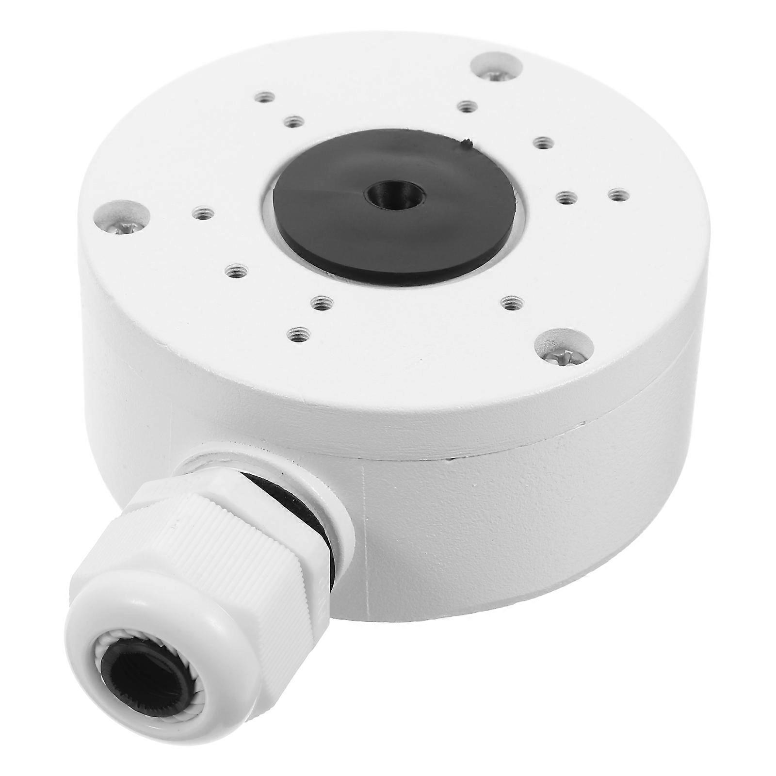 Aluminum Alloy Security Camera Junction Box for Home White Weatherproof 7.87x3.94x2.36 Inches