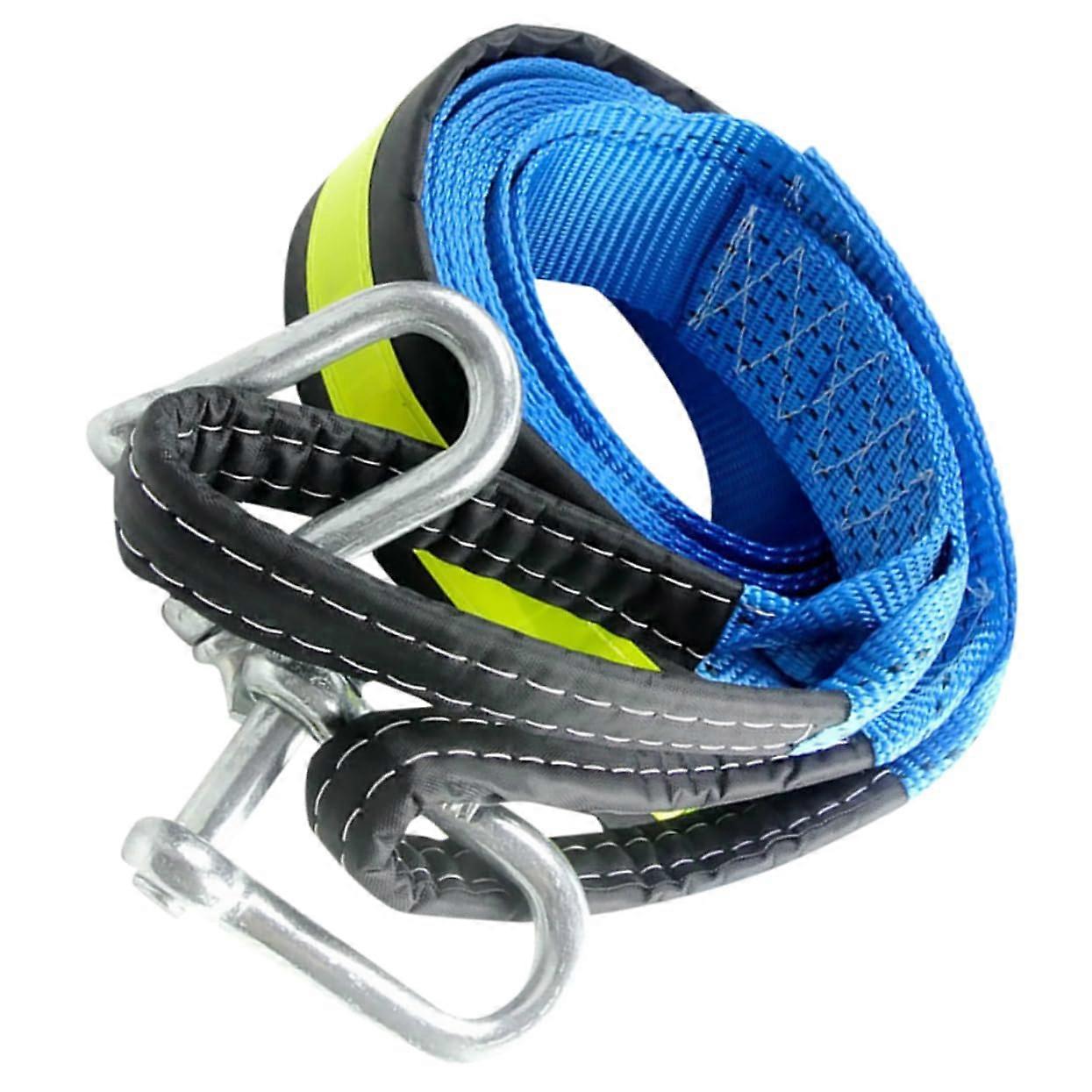 Tow Rope 1 Piece Emergency Use High Tensile Durable Car Tow Cable Easy Handling Reliable For Passenger Cars