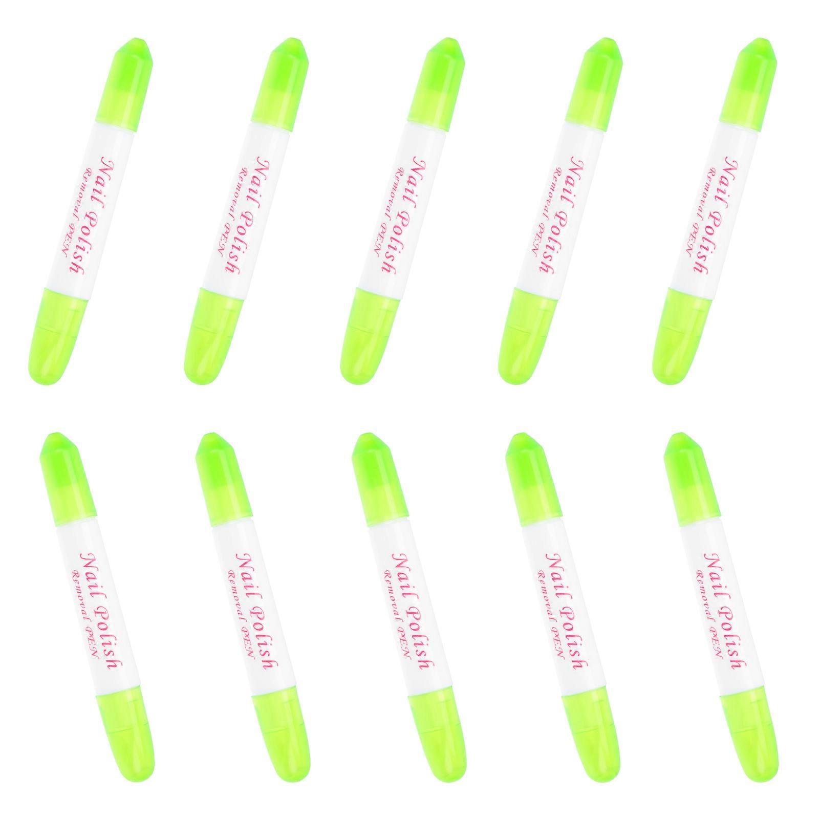 Nail Polish Remover Pen Manicure Using Pen 10Pcs for Nail Correction