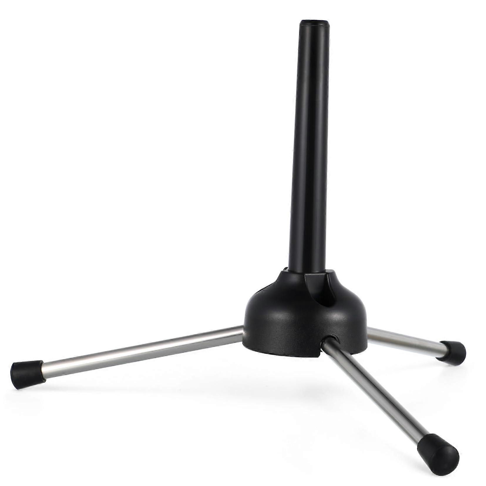 Compact Portable Stand Holder for Clarinet, Oboe, Flute, Foldable with NonSlip Caps