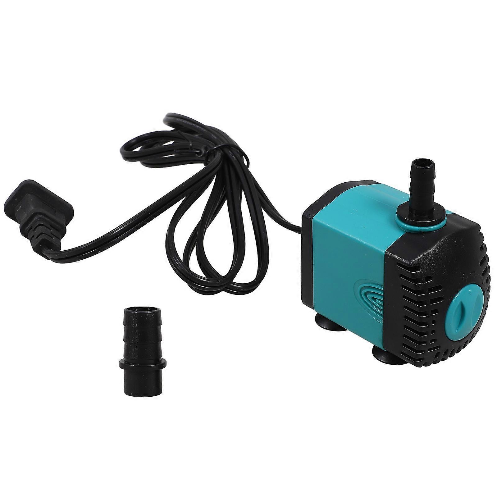 Black Submersible Water Pump for Fountain Easy Concealment Low Noise ABS Material Size