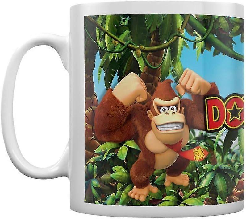 Donkey Kong 3D Jungle White Coffee Mug
