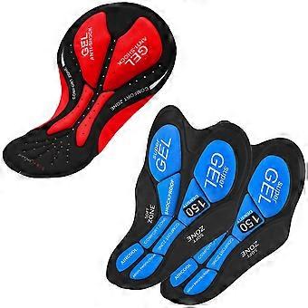 3 Packs Cycling Shorts with Gel Padded Cushion for Men and Women - Bicycle Underwear Pants