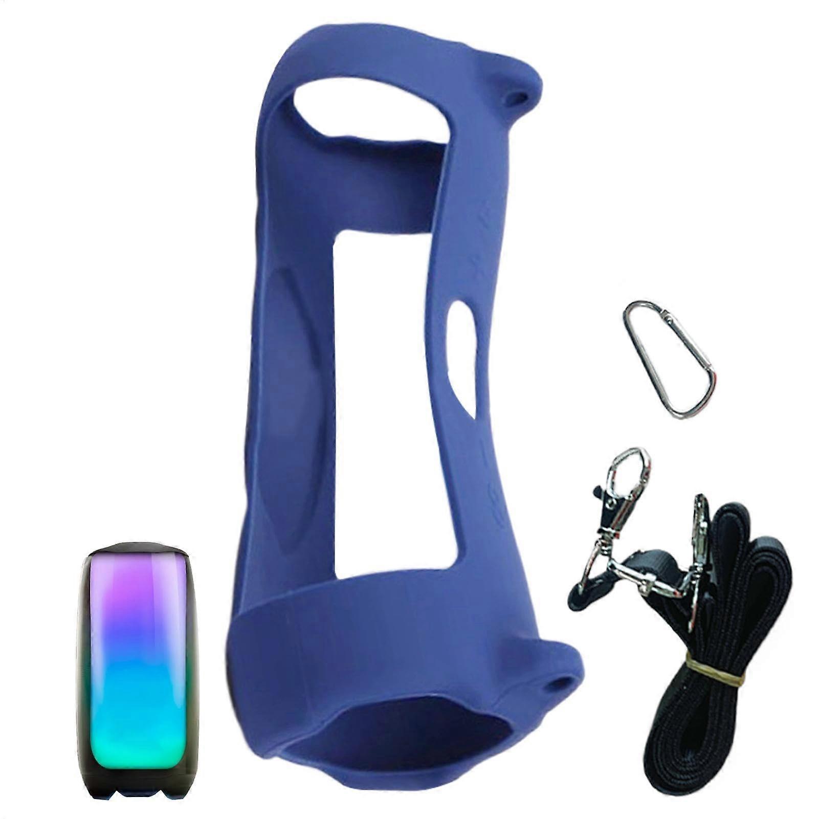 Speaker Cover, Outdoor Use, Compact Speaker Case, Small Pouch, Dark Blue