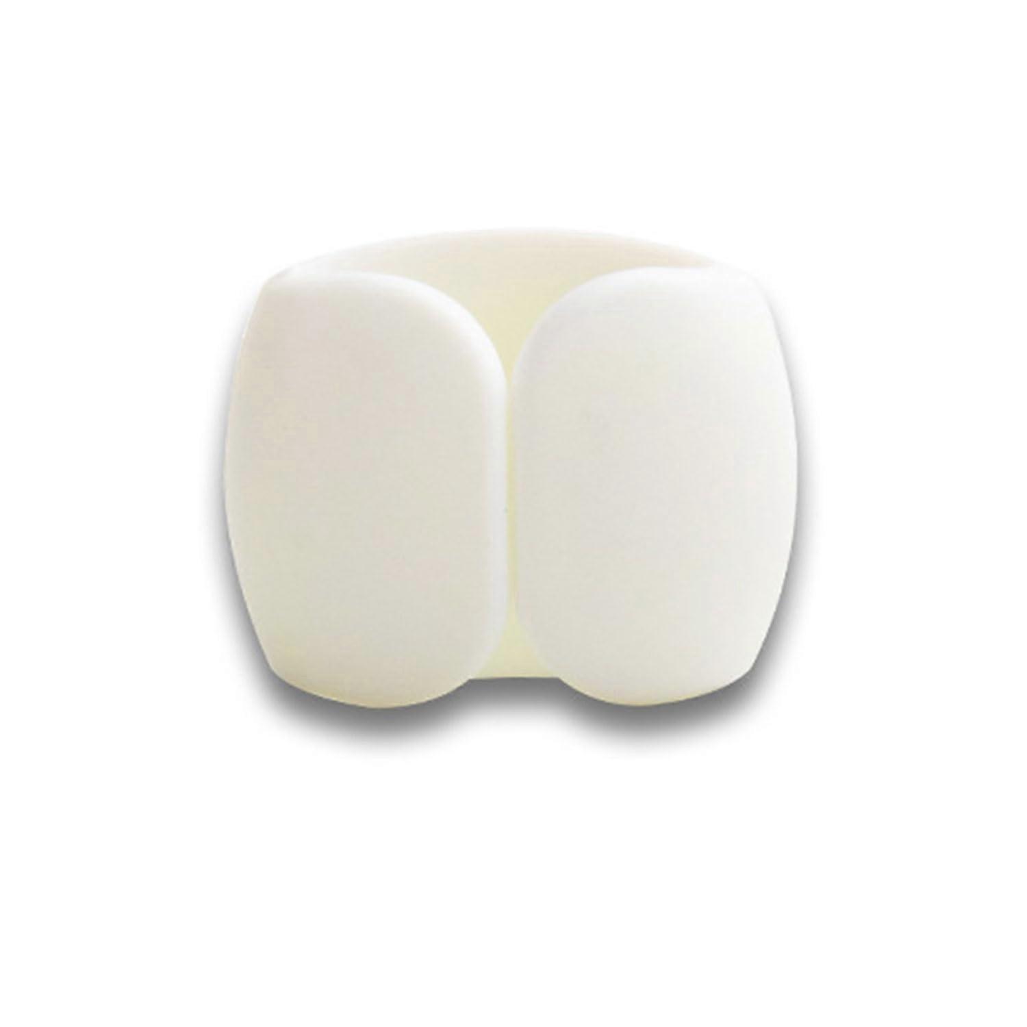 Silicone Desk Organizer For Cable Management, Charging Cables, Mouse, Headphones And Phone, Keeps Cords Neat, White