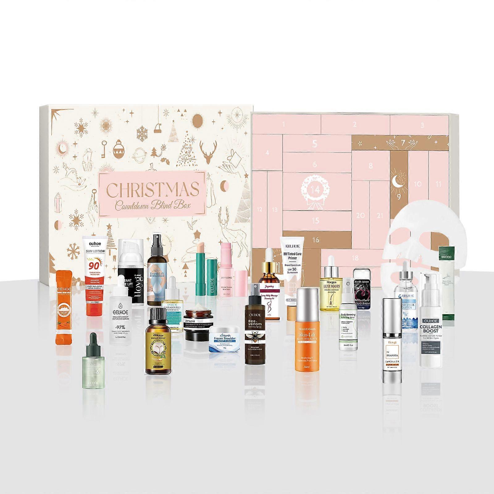 Advent Calendar 2025 BODY Holiday Gifts for Women New Year Advent Calendar 24 Days of Beauty Advent Calendar 24PCS 2024 Skincare Advent Calendar