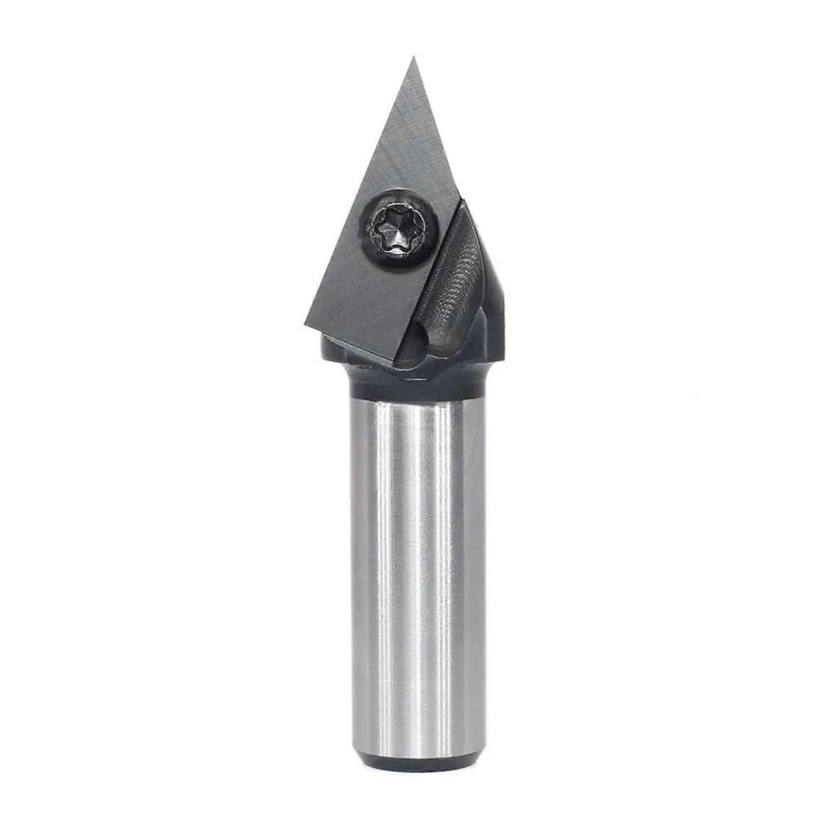 CNC VGroove Engraving Router Bit 45 Degree V Bit 1/4' 1/2' 6mm Shank Woodworking Chamfering Carving Milling