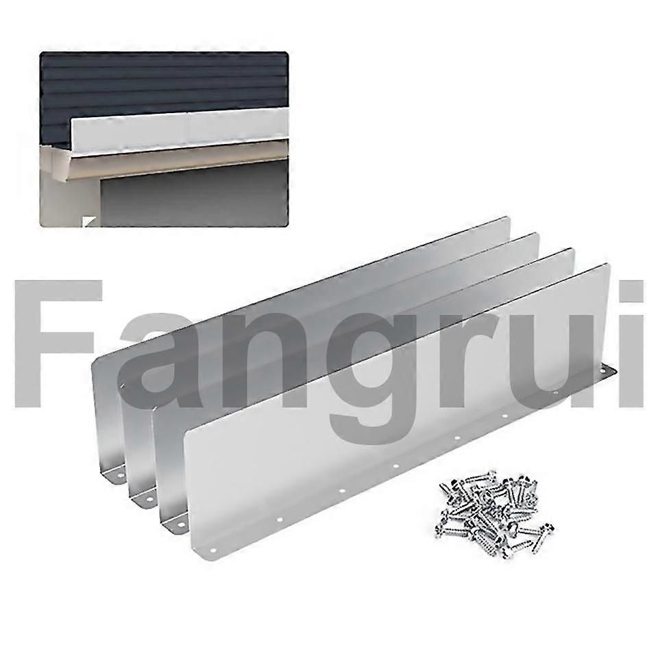 For 8pcs rain gutter gutter splash guards for house roof corner diverter
