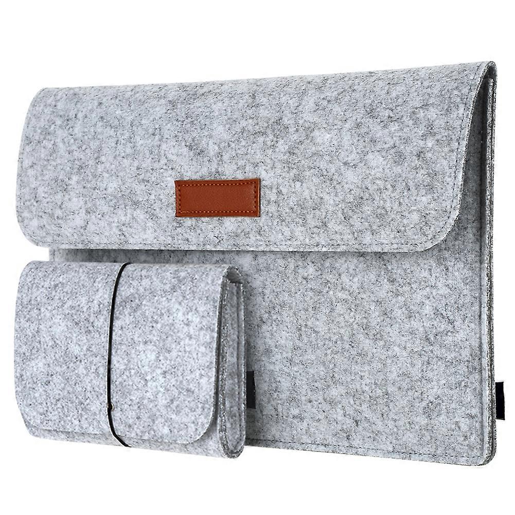 dodocool 13.3-Inch Felt Sleeve Cover Carrying Case Protective Bag 4 Compartments with Mouse Pouch for Apple 13